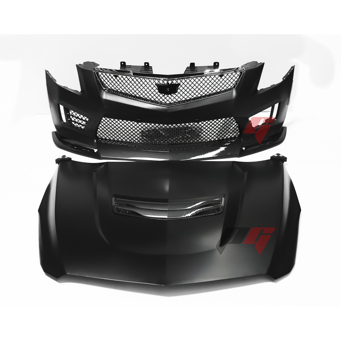 2013-2019 Cadillac ATS to ATS-V Style Front Bumper & Hood Conversion Kit