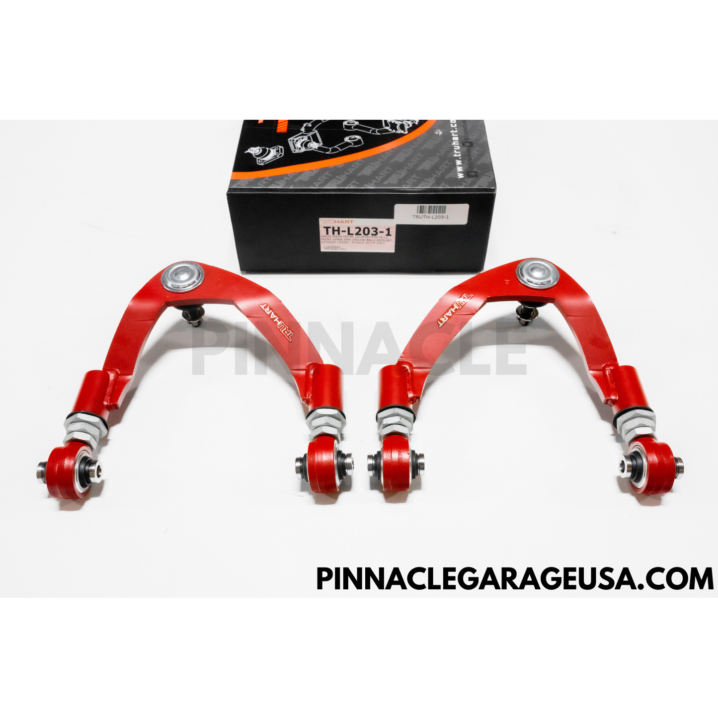 TruHart Front Camber Kit w/ Pillowball bushings for 2006-2013 Lexus IS, GS RWD Models (TH-L203-1)