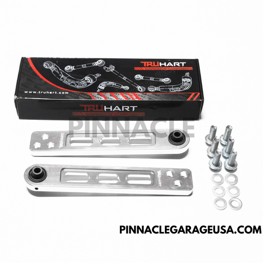 TruHart Polished Rear Lower Control Arms for 02-06 Acura RSX/ Type-S / 03-07 Honda Element