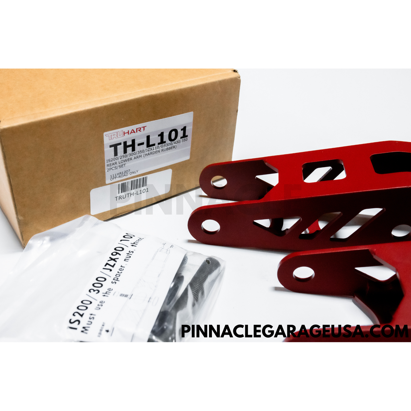 TruHart Adjustable Rear Lower Control Arms for 1998-2013 Lexus IS, GS, SC (TH-L101)