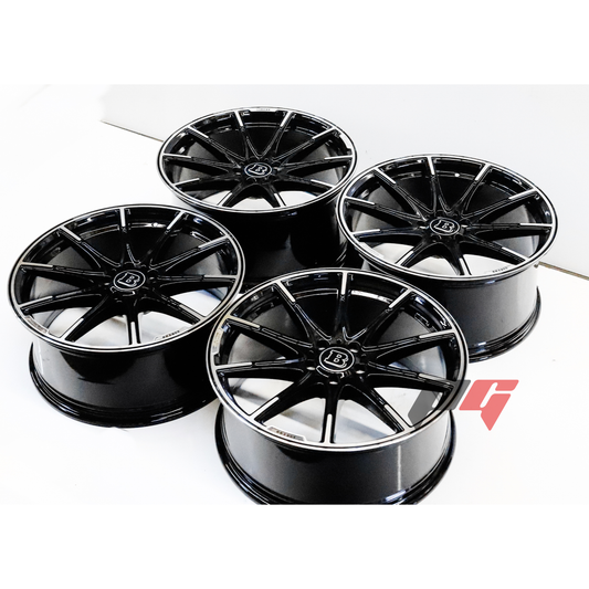 Mercedes Benz Wheels 19x8.5/19x9.5 (5x112) Black Machined fit S430 S500 S550 CL