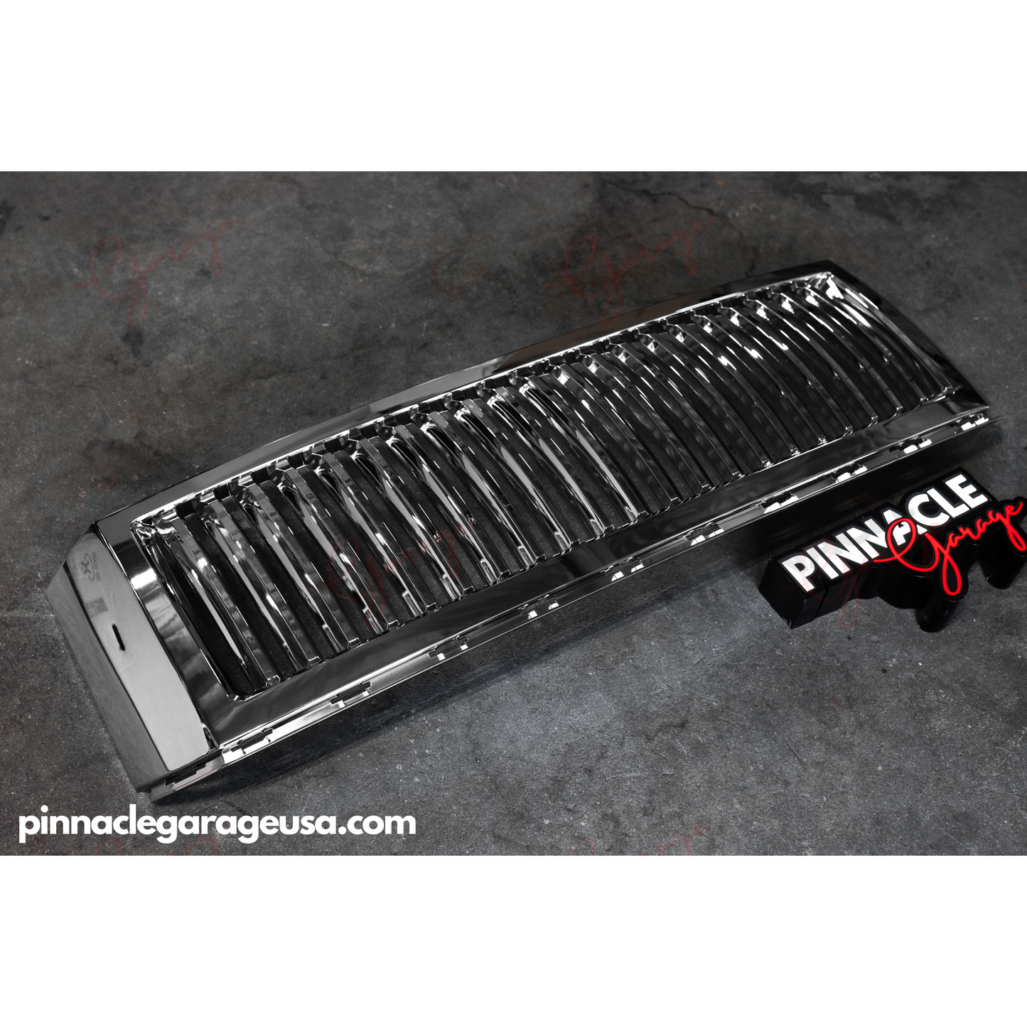 2007-2014 Ford Expedition Chrome Vertical Front Bumper Grill