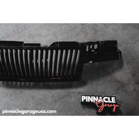 2004-2012 Chevrolet Colorado Gloss Black Front Bumper Grill