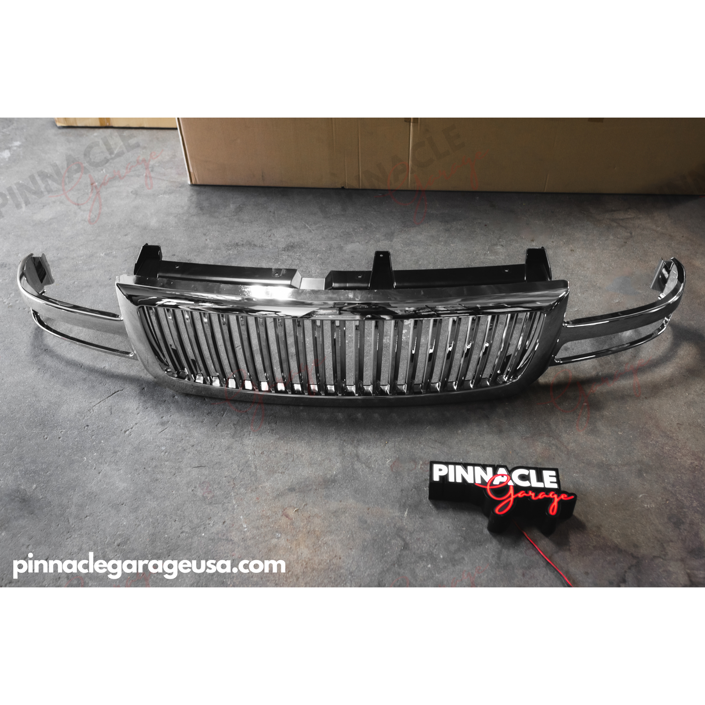 2001-2007 GMC Sierra 1500 / Yukon Denali Chrome Front Bumper Grill