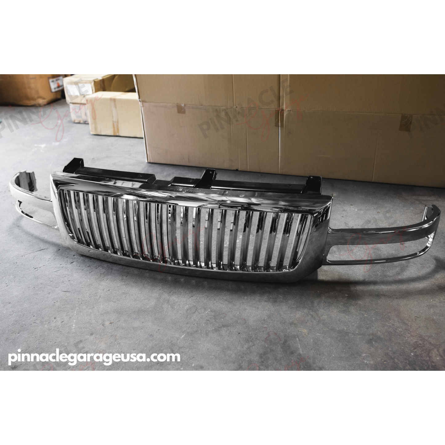 2001-2007 GMC Sierra 1500 / Yukon Denali Chrome Front Bumper Grill