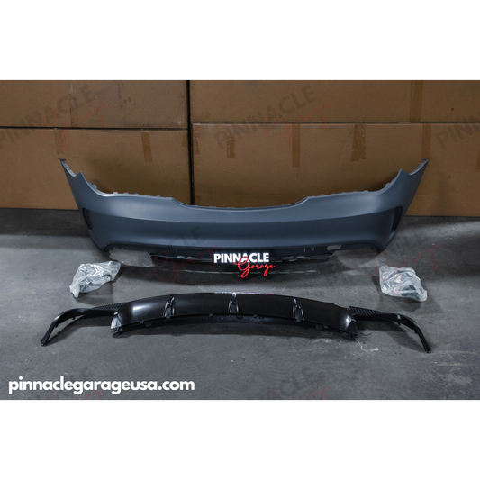 2014-2016 Mercedes Benz W212 AMG E63 Style Rear Bumper Cover