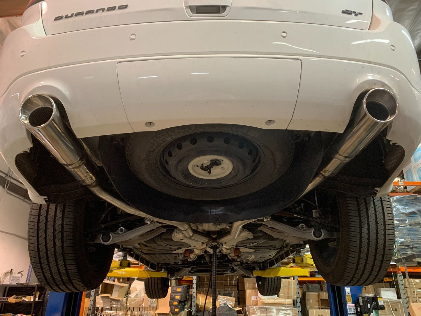 Megan Racing Dual Cat-Back Exhaust System for 2021+ Dodge Durango (Excludes SXT/SRT Hellcat) — LW-CBS-DDU14V6