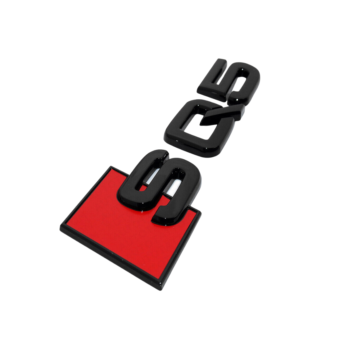 "SQ5" Gloss Black Raised Letter Emblem For Rear Trunk Lid Fits Audi