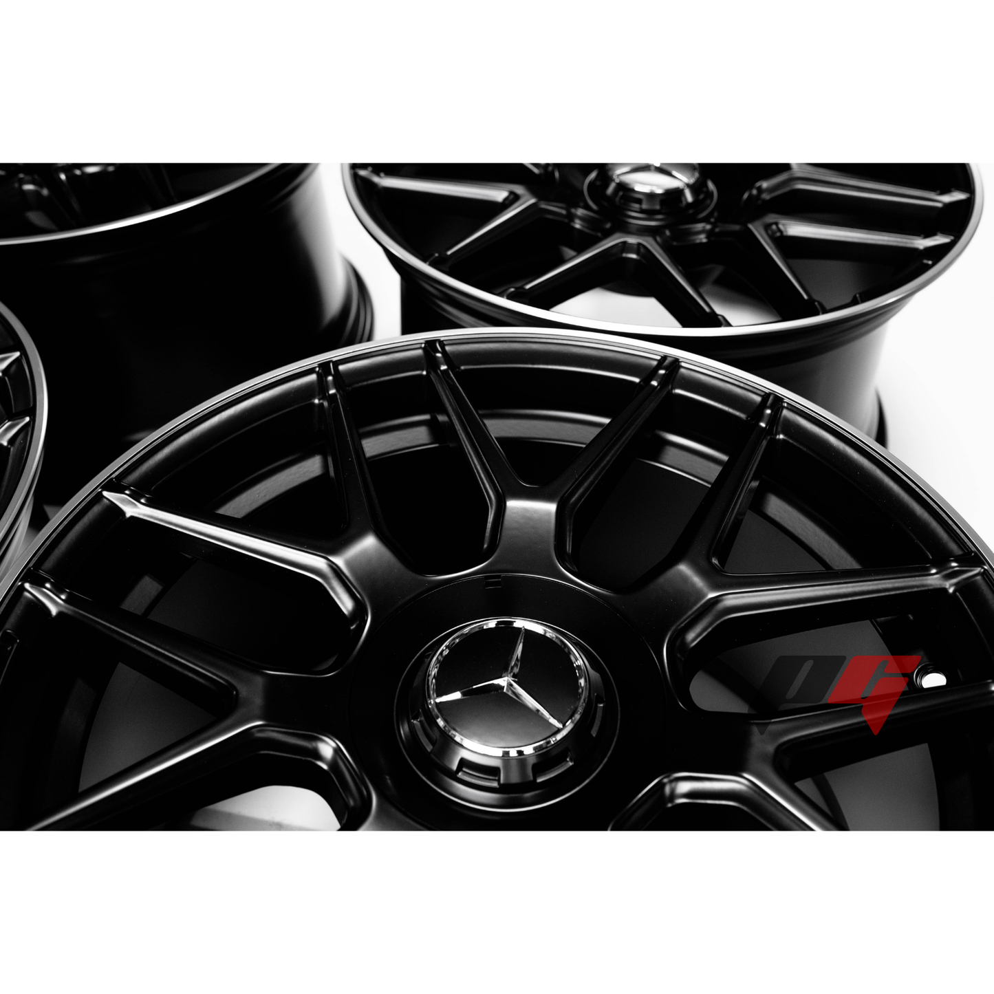 Mercedes Benz Wheels 20x8.5/20x9.5 5x112 Black Machined fit C E Class 250 280 300 350