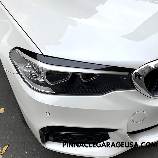 2018-2020 BMW 5 Series G30 Front Headlight Eyebrow Trim