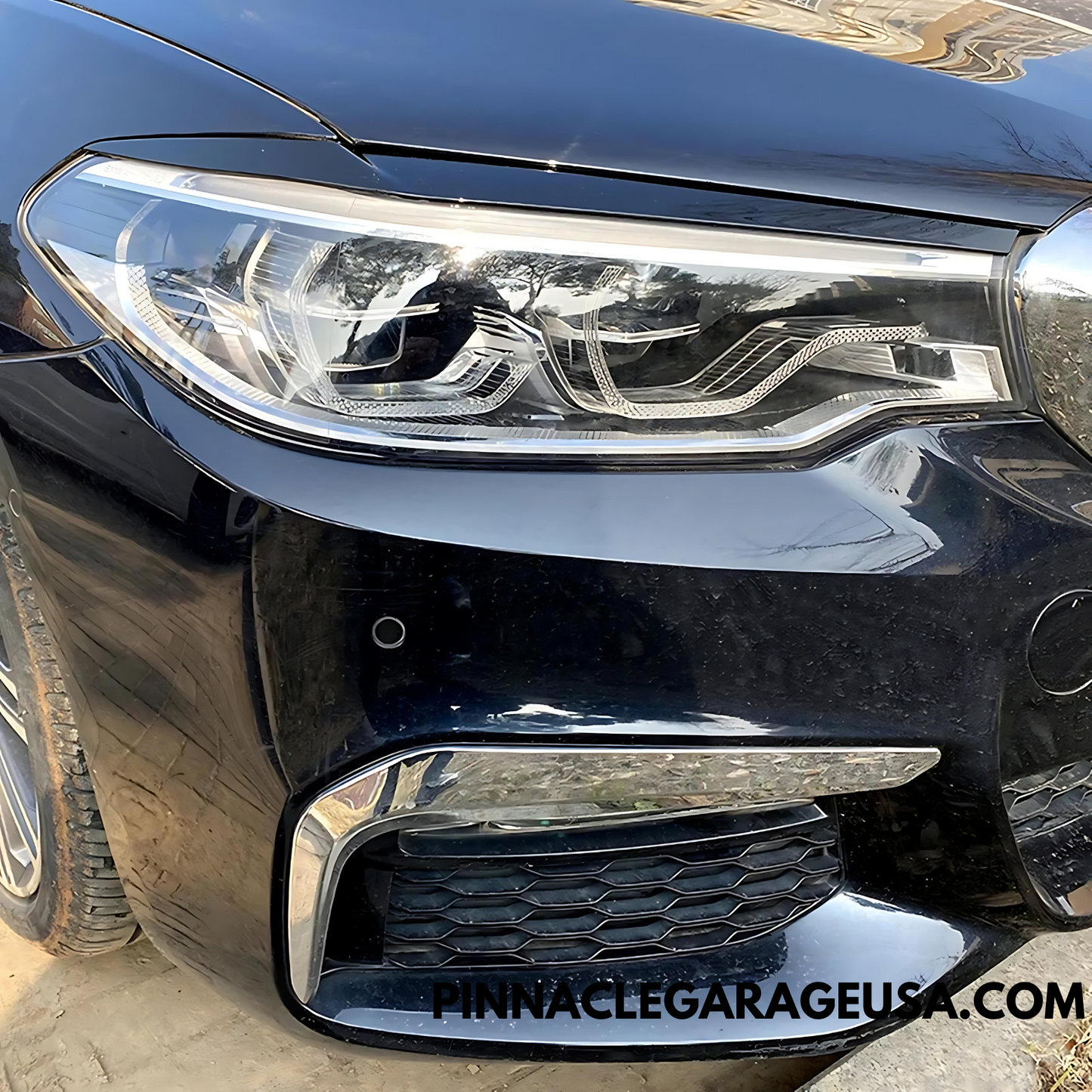 2018-2020 BMW 5 Series G30 Front Headlight Eyebrow Trim