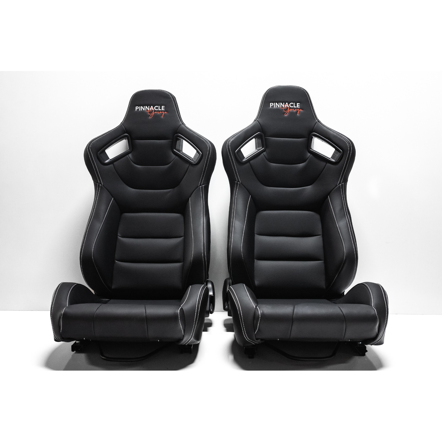PGUSA Sport Leather Reclinable Bucket Racing Seats