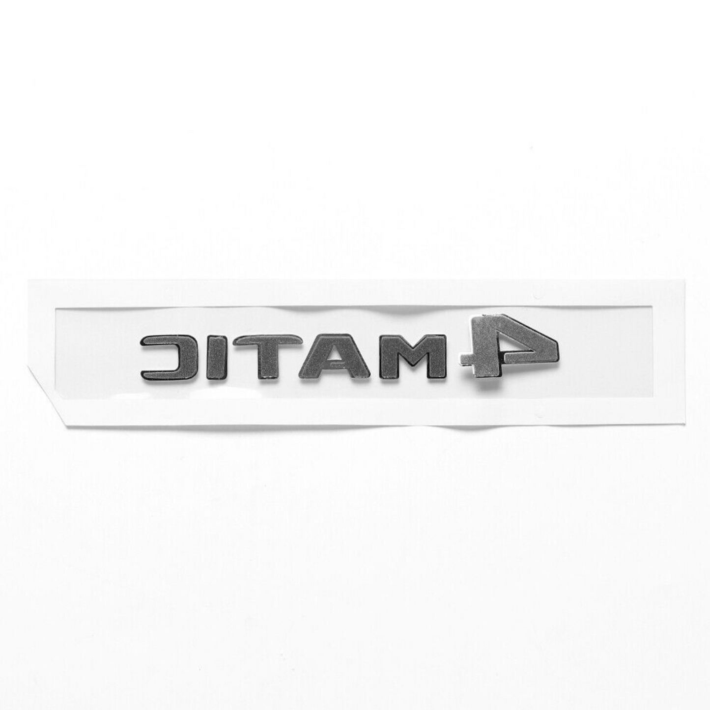 "4MATIC" Gloss Black Raised Letter Emblem For Rear Trunk Lid Fits All Mercedes-Benz Models