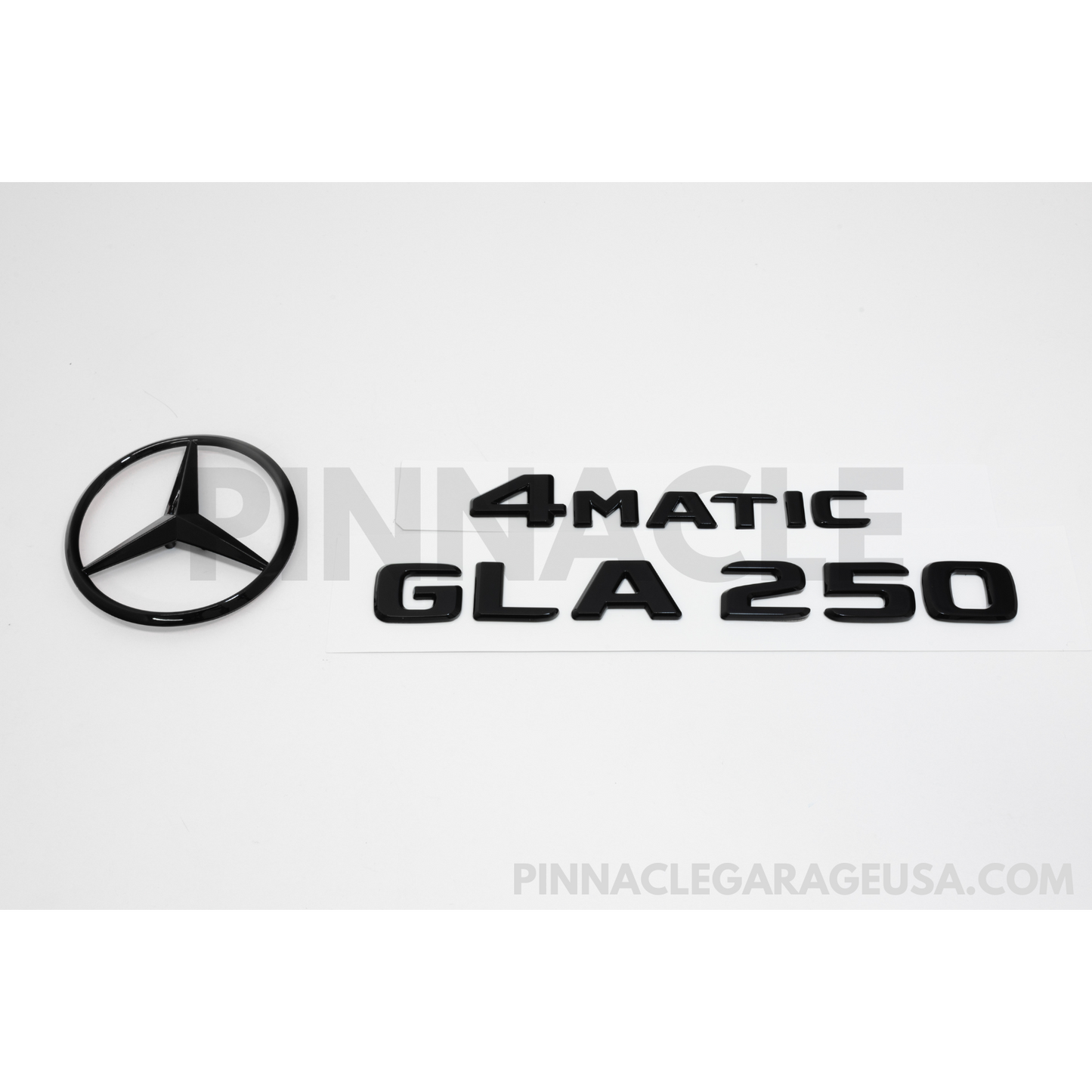 Mercedes-Benz H247 GLA250 4MATIC Gloss Black Emblem Pack
