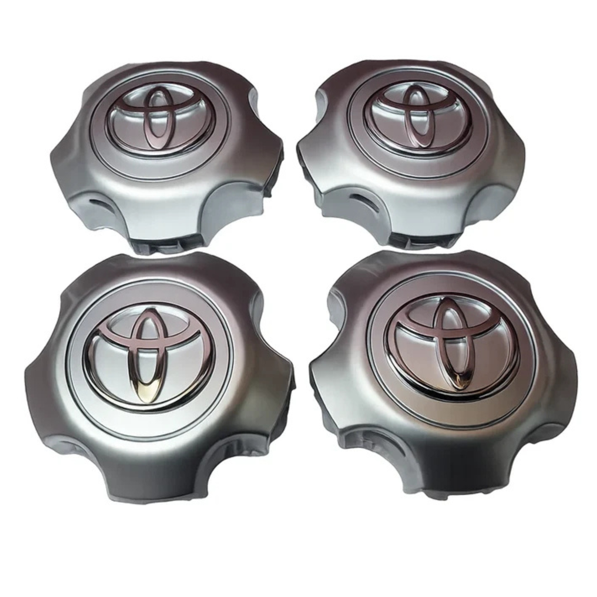 (Set of 4) Hubcaps for 16" Inch Factory Wheels Rims 2001-2006 Toyota Highlander Silver Hubcaps