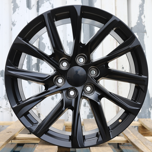 20x9" Matte Black Wheels (6x139.7) Fits Chevy Tahoe Suburban GMC Yukon Cadillac Escalade