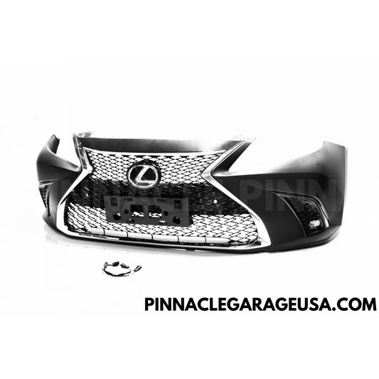 2013-2015 LEXUS ES350 ES300h F-Sport Style Front Bumper w/ Fog Lights Conversion Kit