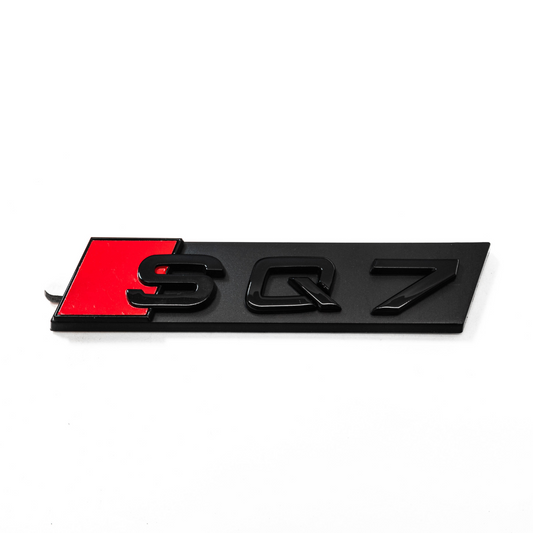 "SQ7" Gloss Black Nameplate Emblem For Front Grill Fits Audi