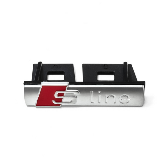 "S Line" Nameplate Emblem For Front Grill Fits Audi
