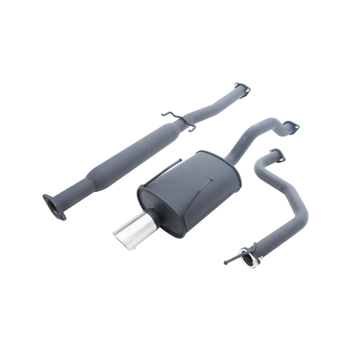 Megan Racing Black Series OE-RS Cat-Back Exhaust System for 1992–2000 Honda Civic EX (Coupe/Sedan, Excludes 1999–2000 Si) — MR-CBS-HC92-OEB