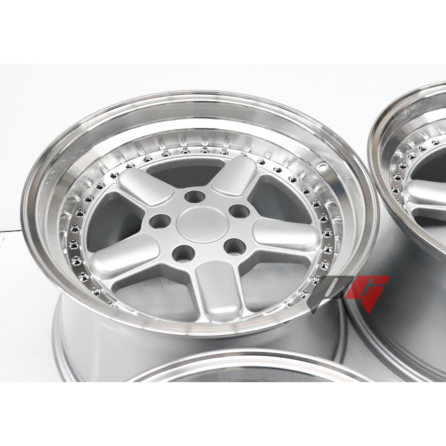 AC Schnitzer Type 1 Style Wheels 17x9/17x10 (5x120) Silver Machined Lip For BMW