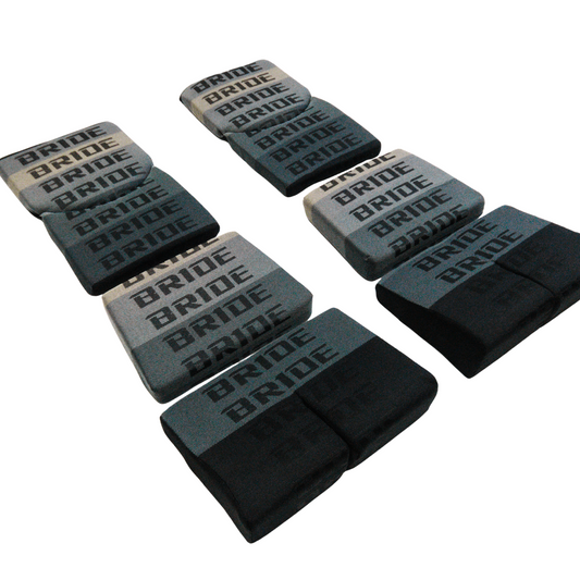 BRIDE Replacement Recliner Seat Cushion Pads – Gray Gradation Logo (3-Piece Set)
