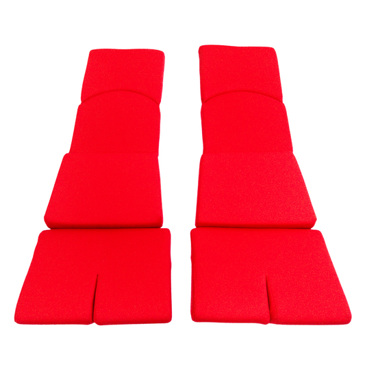 BRIDE Replacement Recliner Seat Cushion Pads – Red (3-Piece Set)
