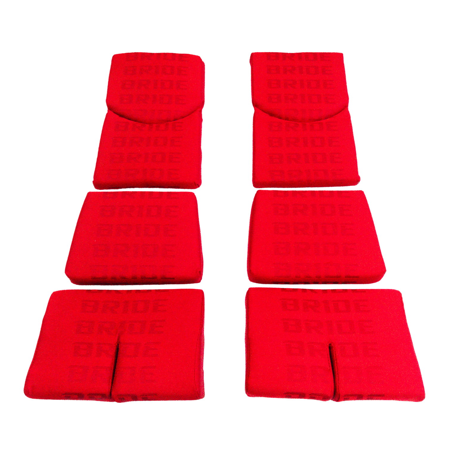 MULTI CUSHION MAT レッド BRIDE Replacement Recliner Seat Cushion Pads – Red Gradation Logo