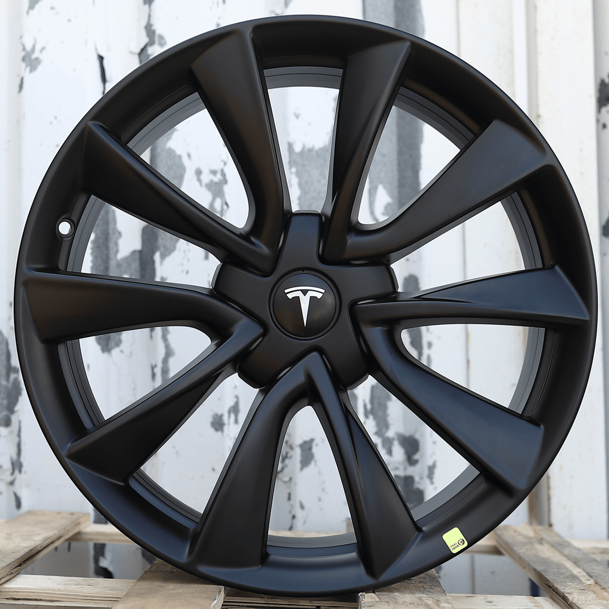Matte Black Stiletto Wheels Fits TESLA MODEL 3 & Y 19X8.5" ET40 5X114.3