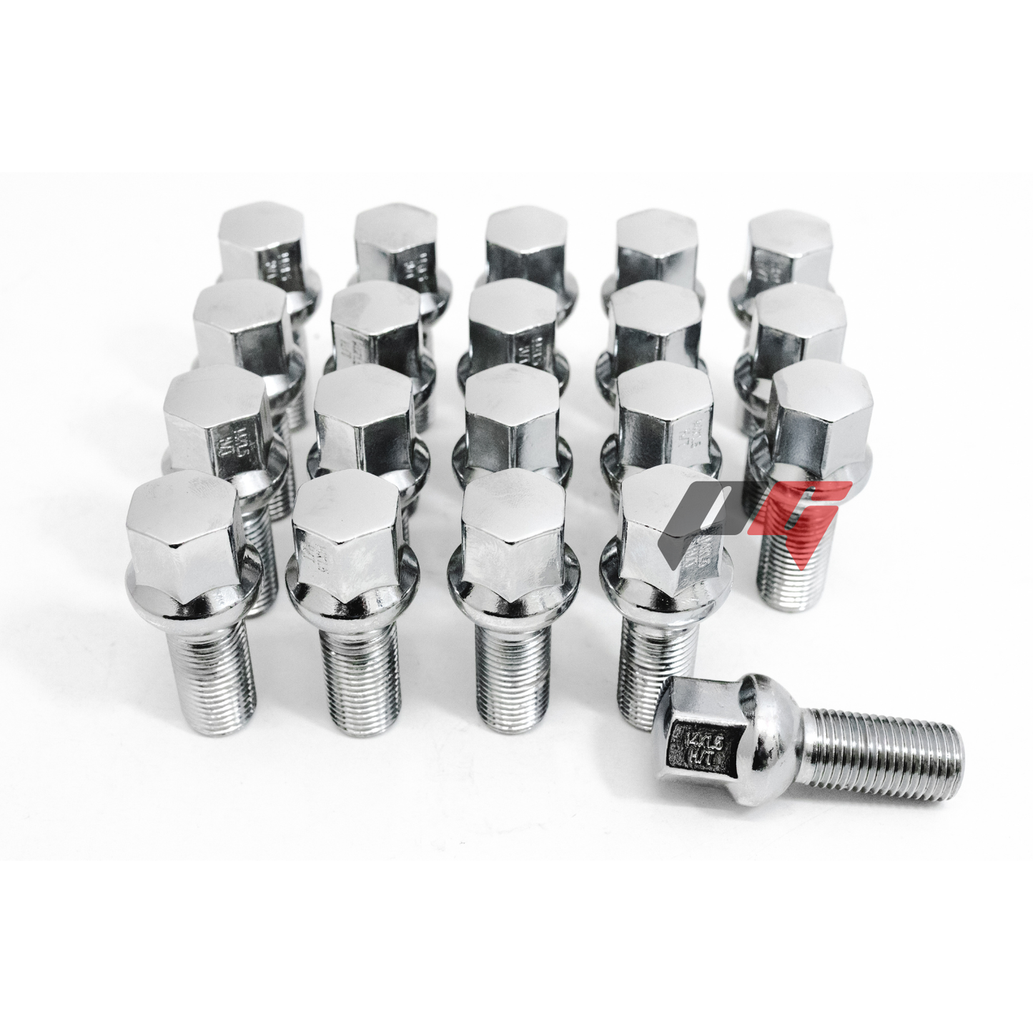 20pcs Chrome M14x1.5 Lug Bolts Nuts for Mercedes Benz ML350 S500 GLK350 S550 CL500 GL450