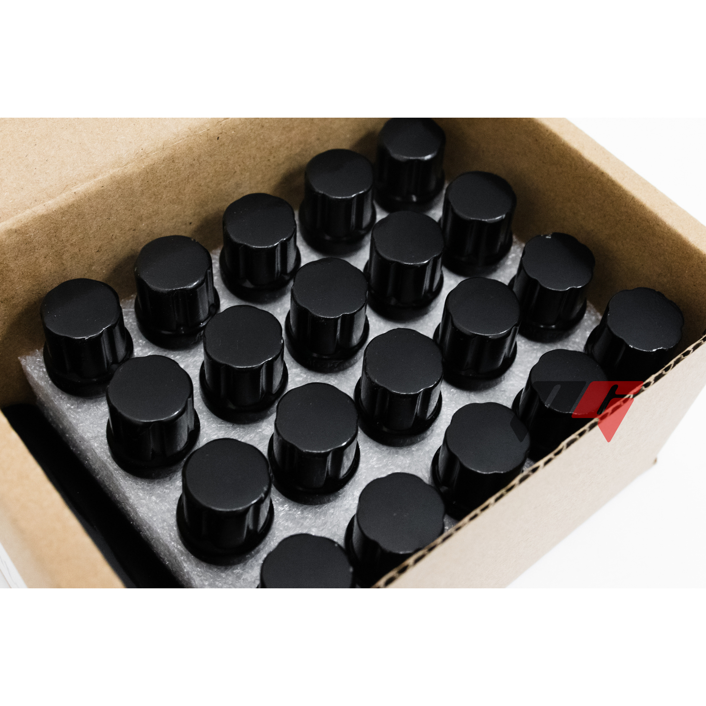 20pcs Black M12x1.25 Cone Seat Wheel Lug Bolts For Dart, Compass, Renegade, Cherokee