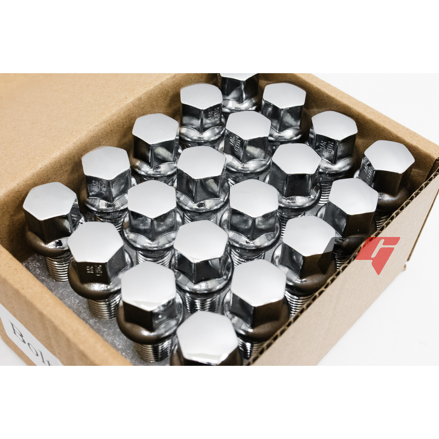 20pcs Chrome M14x1.5 Ball Seat Wheel Lug Bolts 45mm Shank For Mercedes Benz Wheels