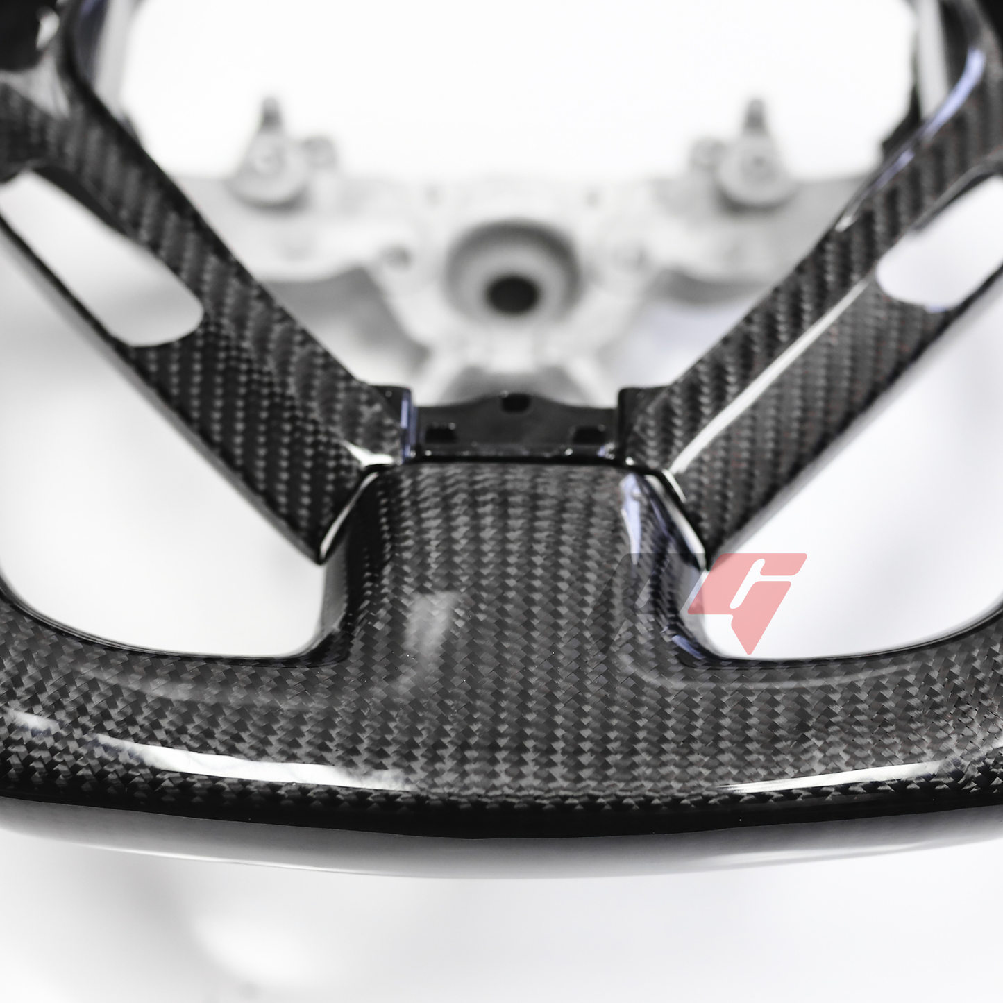 FOR 2007-2013 INFINITI G35/G37 CARBON FIBER & LEATHER STEERING WHEEL