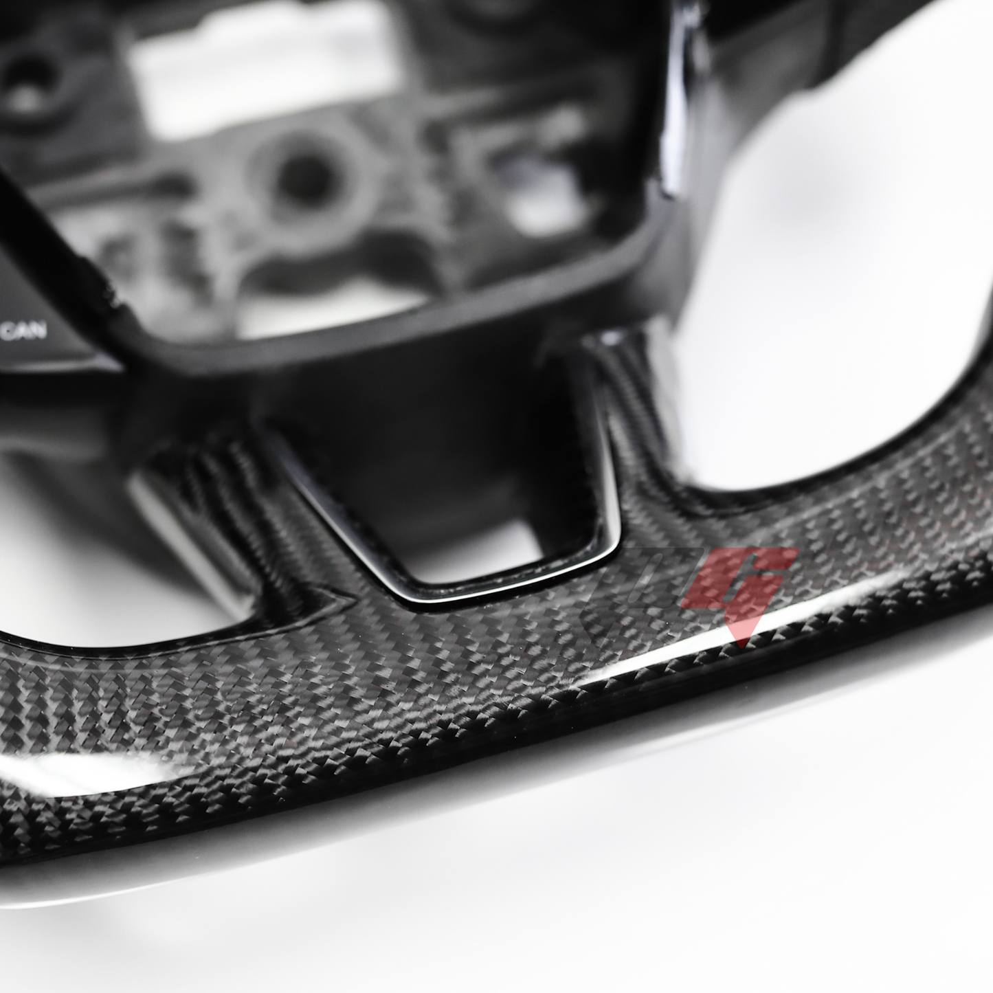 FOR 2015-2018 FORD FOCUS MK3 CARBON FIBER & LEATHER STEERING WHEEL