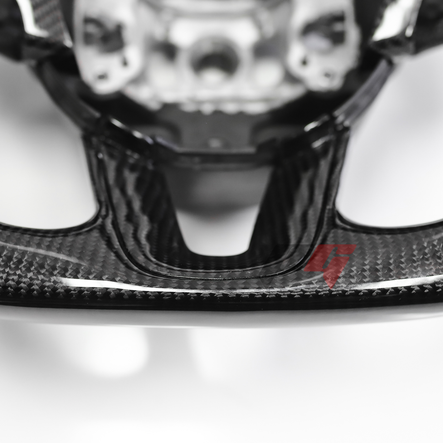 FOR 2015-2024 DODGE CHALLENGER/ CHARGER CARBON FIBER & LEATHER STEERING WHEEL