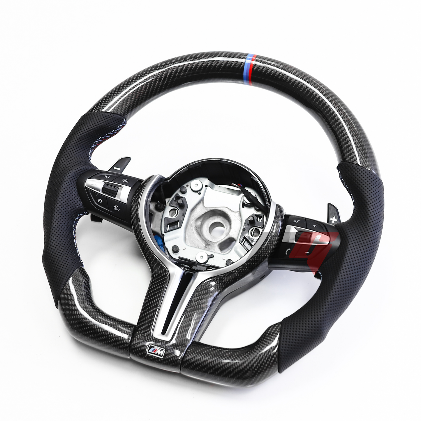 FOR BMW F3X 1-4 SERIES / F8X M2 M3 M4 / X3-X6 REAL CARBON FIBER PERFORMANCE STEERING WHEEL