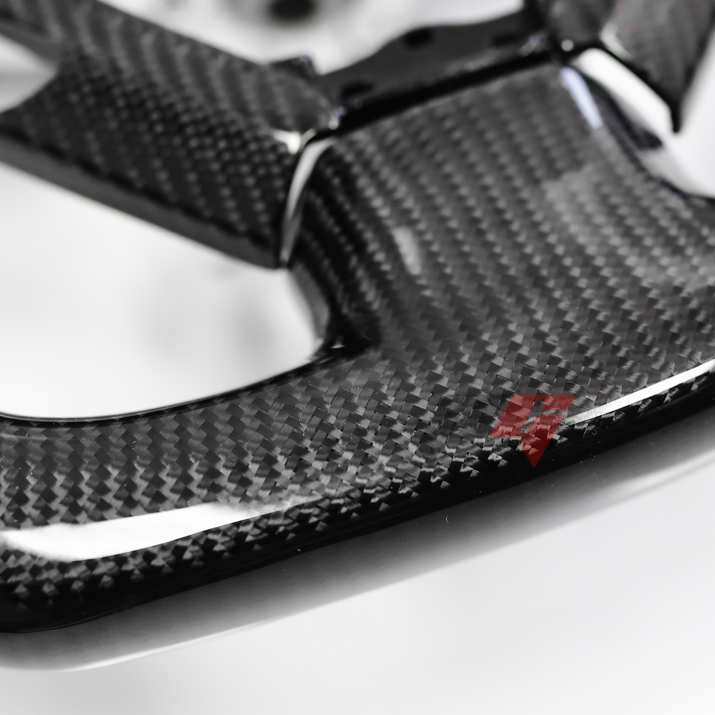 FOR 2007-2013 INFINITI G35/G37 CARBON FIBER & LEATHER STEERING WHEEL