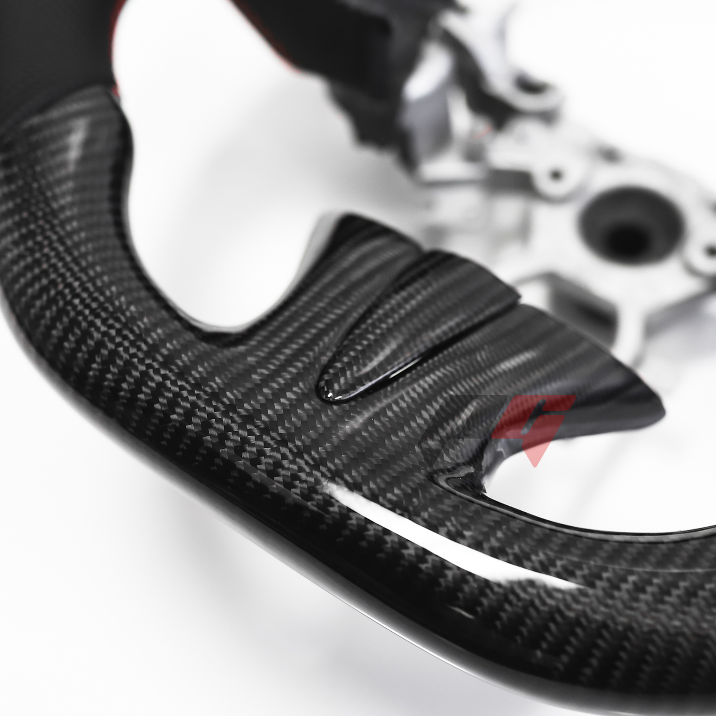 FOR 2013-2017 INFINITI Q50 CARBON FIBER & LEATHER STEERING WHEEL