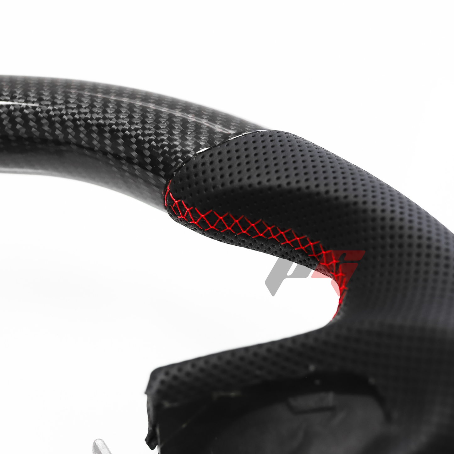 FOR 2013-2017 INFINITI Q50 CARBON FIBER & LEATHER STEERING WHEEL