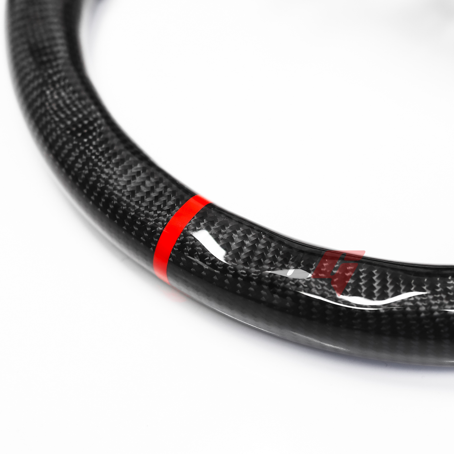 FOR 2013-2017 INFINITI Q50 CARBON FIBER & LEATHER STEERING WHEEL
