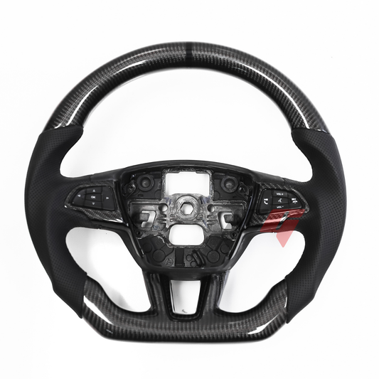 FOR 2007-2014 CADILLAC CTS / CTS-V / SRX / SLS CARBON FIBER PERFORMANCE STEERING WHEEL