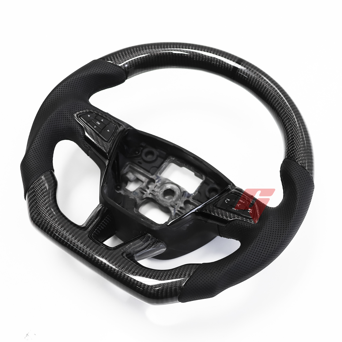 FOR 2007-2014 CADILLAC CTS / CTS-V / SRX / SLS CARBON FIBER PERFORMANCE STEERING WHEEL