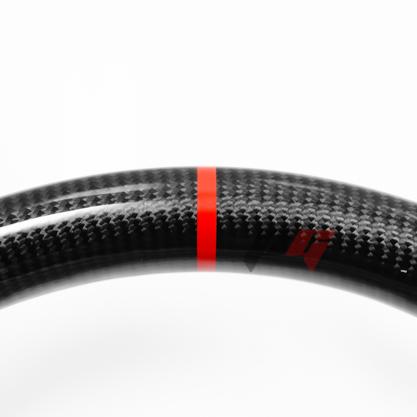 FOR 2015-2017 FORD MUSTANG CARBON FIBER & LEATHER STEERING WHEEL