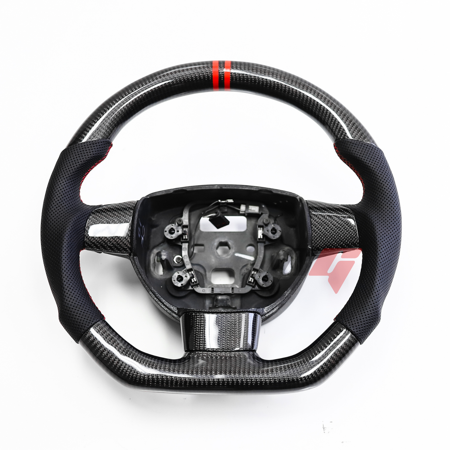FOR 2005-2012 FORD FOCUS MK2/ST CARBON FIBER & LEATHER STEERING WHEEL