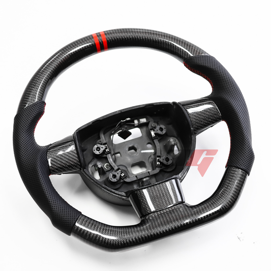 FOR 2005-2012 FORD FOCUS MK2/ST CARBON FIBER & LEATHER STEERING WHEEL