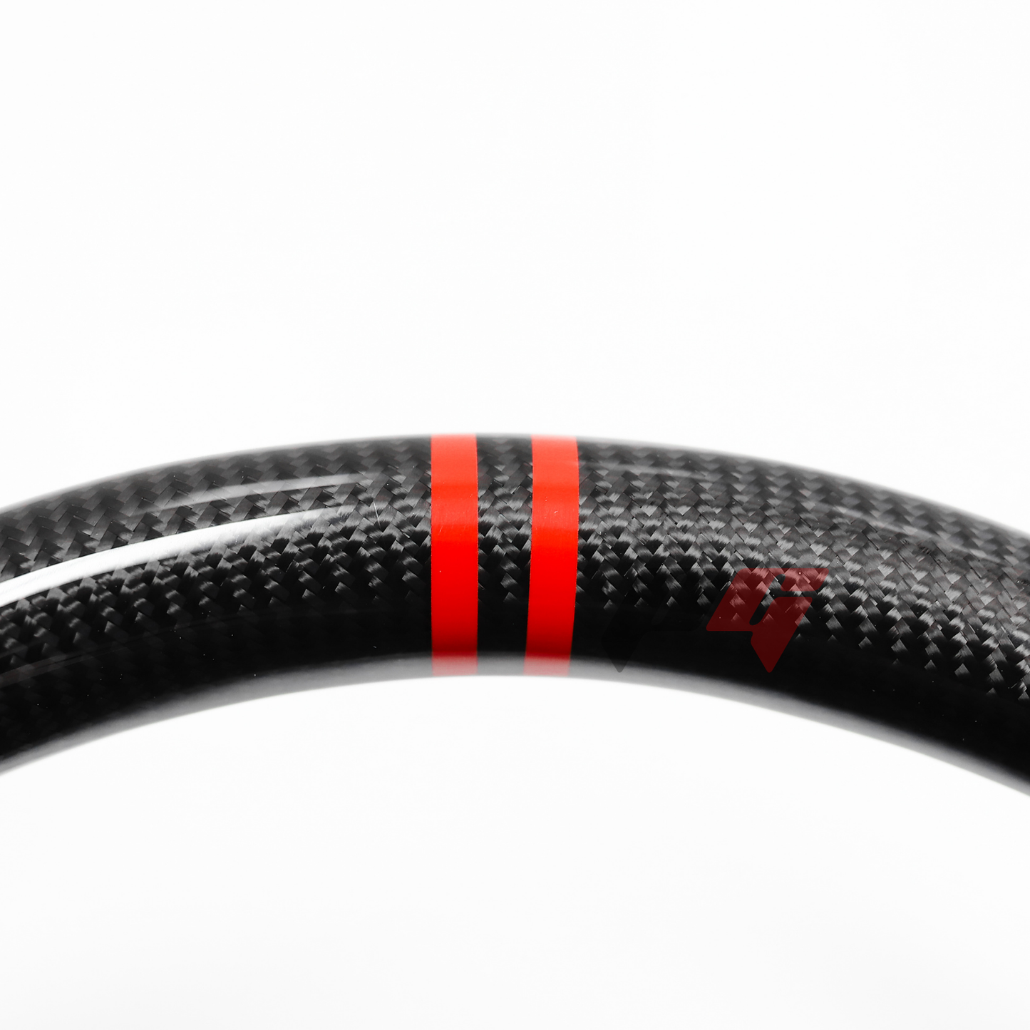 FOR 2005-2012 FORD FOCUS MK2/ST CARBON FIBER & LEATHER STEERING WHEEL