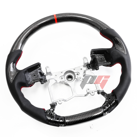 FOR 2014-2021 TOYOTA TACOMA/ 4RUNNER/ TUNDRA CARBON FIBER & LEATHER STEERING WHEEL
