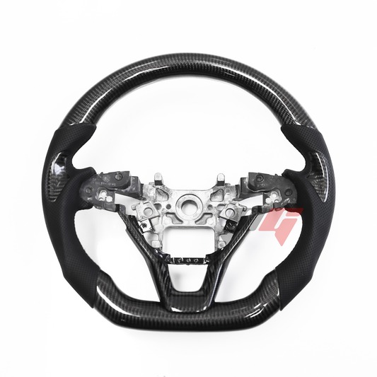FOR 2018-2022 HONDA ACCORD CARBON FIBER & LEATHER STEERING WHEEL