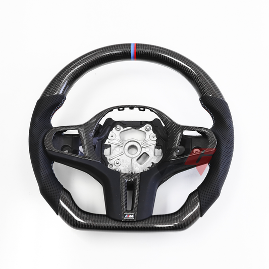 FOR 2019-2023 BMW G20 1-4 SERIES / M2 M3 M4 CARBON FIBER PERFORMANCE STEERING WHEEL