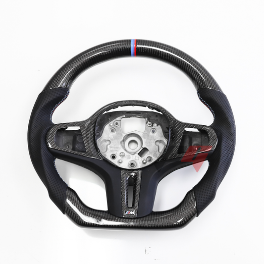 FOR 2019-2023 BMW G30 5-8 SERIES / M5 M8 / X3-X7 CARBON FIBER PERFORMANCE STEERING WHEEL